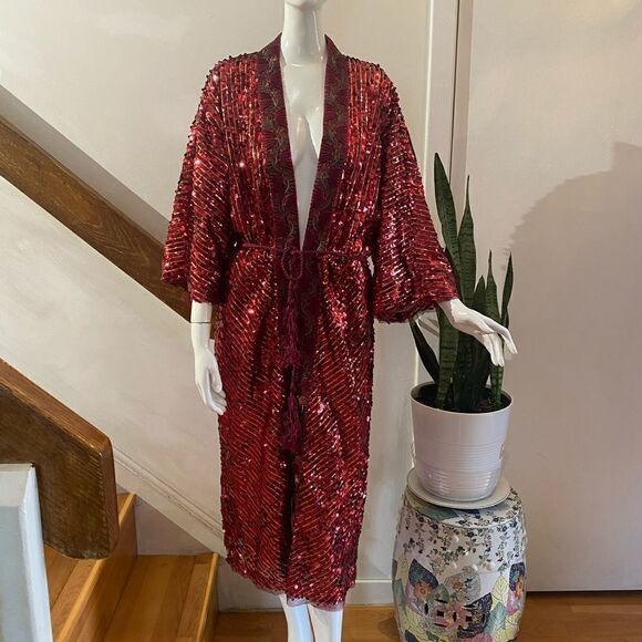 New Free People Sequin Embroidered Light Coming - Picture 5 of 7